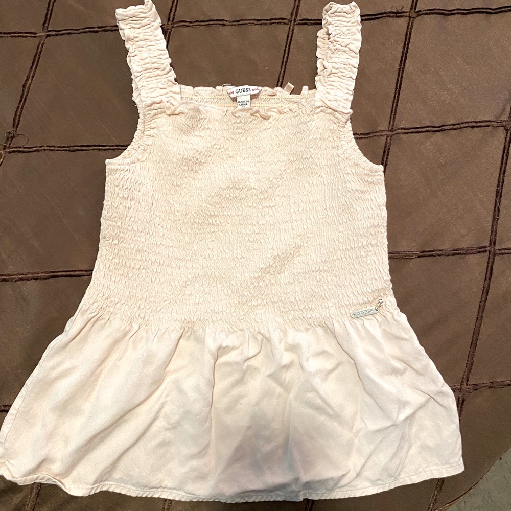 Guess girls blouse, size 12, apricot